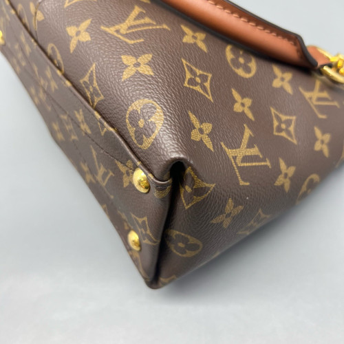 Louis Vuitton V Tote BB Monogram Brown Black