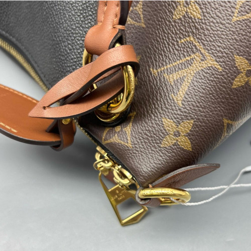 Louis Vuitton V Tote BB Monogram Brown Black
