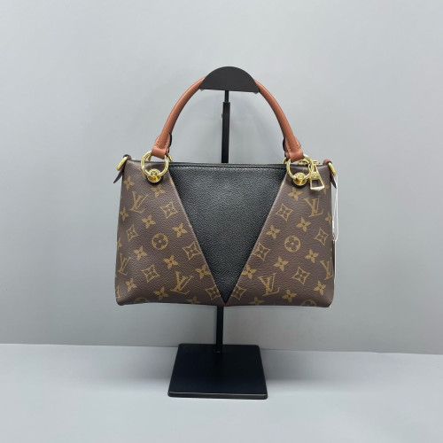 Louis Vuitton V Tote BB Monogram Brown Black