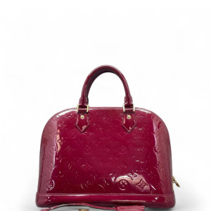 Louis Vuitton Alma PM Vernis Dark Red