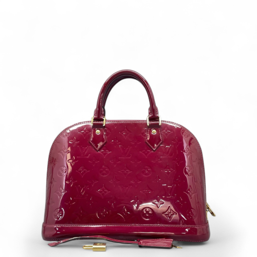 Louis Vuitton Alma PM Vernis Dark Red