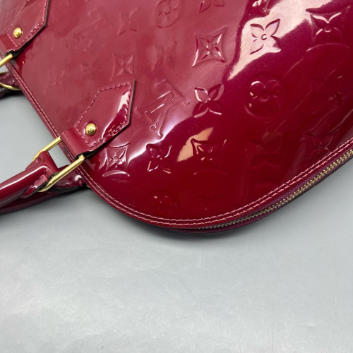 Louis Vuitton Alma PM Vernis Dark Red