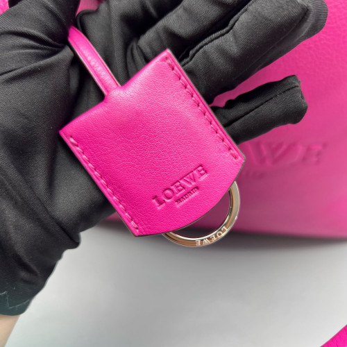 Loewe Tote Bag Grained Calfskin Magenta
