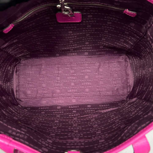 Loewe Tote Bag Grained Calfskin Magenta