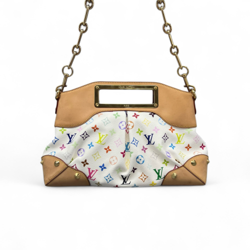 Louis Vuitton Judy MM Monogram Multicolor White Louis Vuitton Judy MM Monogram Multicolor White