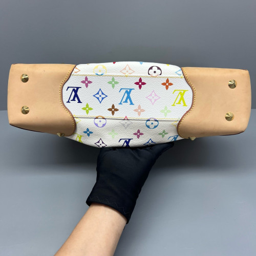 Louis Vuitton Judy MM Monogram Multicolor White Louis Vuitton Judy MM Monogram Multicolor White