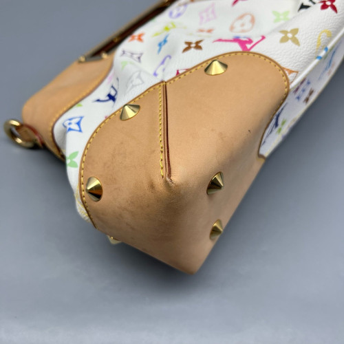 Louis Vuitton Judy MM Monogram Multicolor White Louis Vuitton Judy MM Monogram Multicolor White