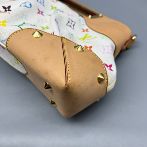 Louis Vuitton Judy MM Monogram Multicolor White Louis Vuitton Judy MM Monogram Multicolor White