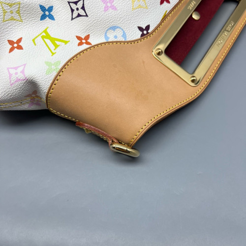 Louis Vuitton Judy MM Monogram Multicolor White Louis Vuitton Judy MM Monogram Multicolor White