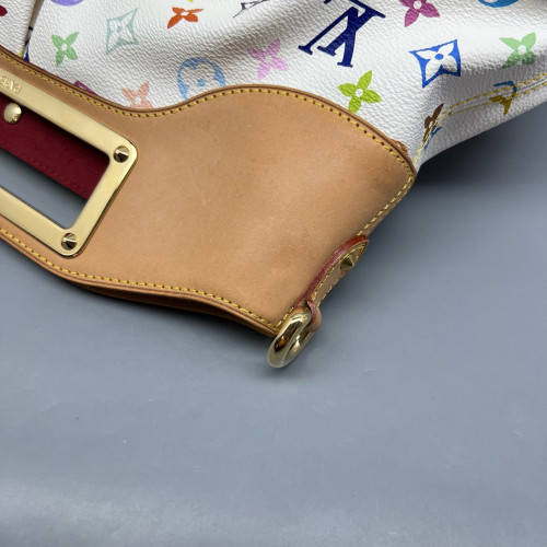Louis Vuitton Judy MM Monogram Multicolor White Louis Vuitton Judy MM Monogram Multicolor White