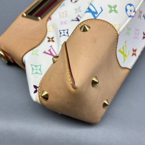 Louis Vuitton Judy MM Monogram Multicolor White Louis Vuitton Judy MM Monogram Multicolor White