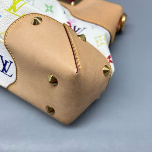 Louis Vuitton Judy MM Monogram Multicolor White Louis Vuitton Judy MM Monogram Multicolor White