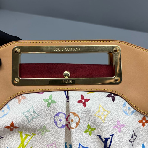 Louis Vuitton Judy MM Monogram Multicolor White Louis Vuitton Judy MM Monogram Multicolor White