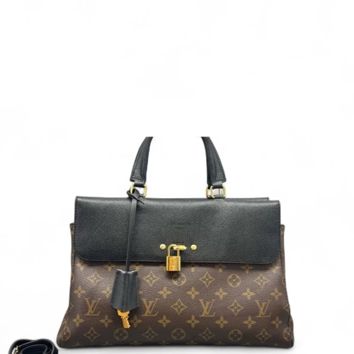 Louis Vuitton Venus Handbag Monogram Brown Black