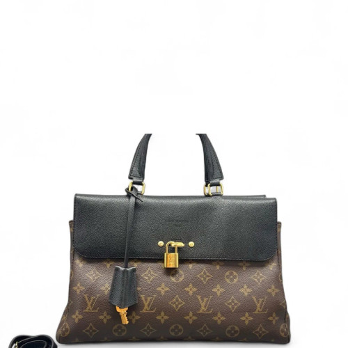 Louis Vuitton Venus Handbag Monogram Brown Black