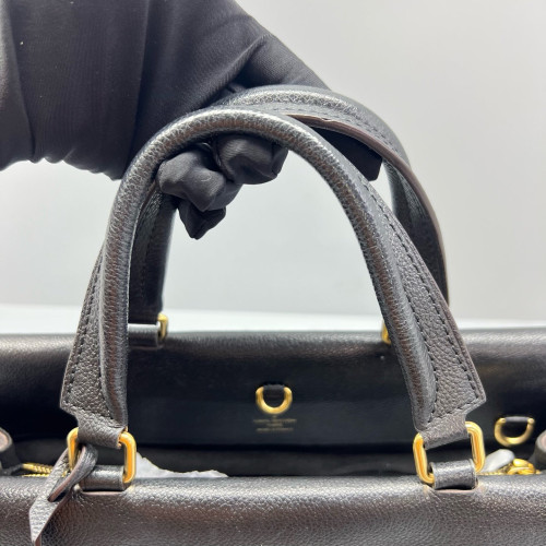 Louis Vuitton Venus Handbag Monogram Brown Black