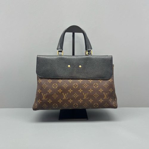 Louis Vuitton Venus Handbag Monogram Brown Black