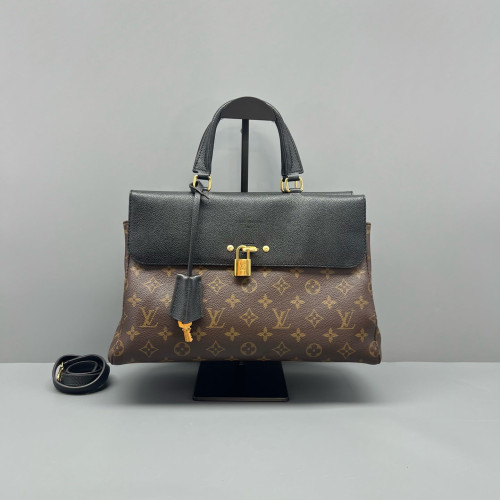 Louis Vuitton Venus Handbag Monogram Brown Black