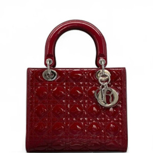 Dior Medium Lady Dior Calfskin Red