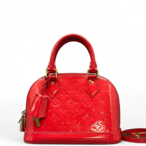 Louis Vuitton Alma BB Vernis Red