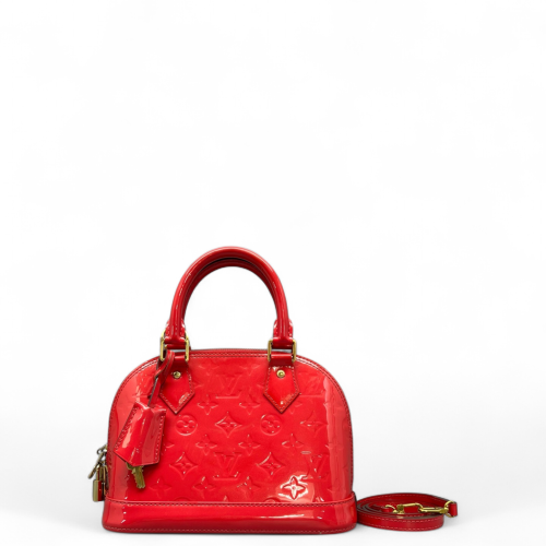 Louis Vuitton Alma BB Vernis Red