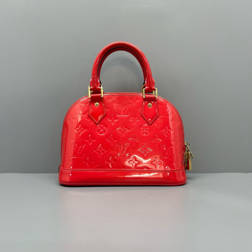 Louis Vuitton Alma BB Vernis Red