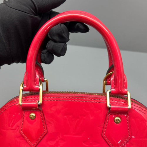 Louis Vuitton Alma BB Vernis Red