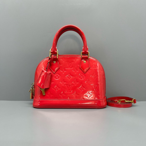 Louis Vuitton Alma BB Vernis Red
