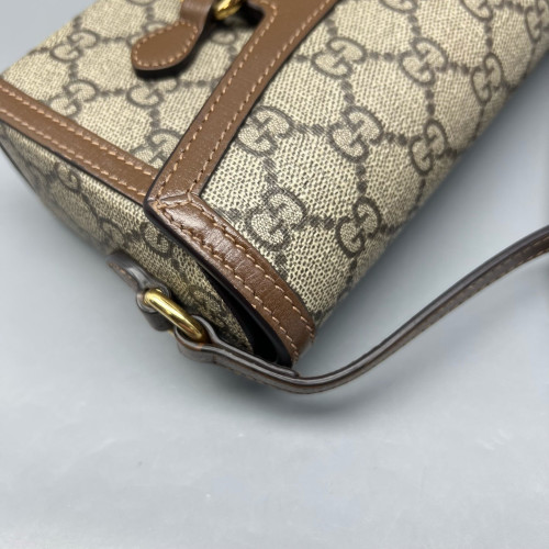 Gucci Phone Holder GG Monogram Brown Gucci Phone Holder GG Monogram Brown