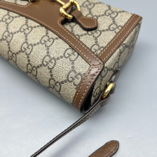 Gucci Phone Holder GG Monogram Brown Gucci Phone Holder GG Monogram Brown