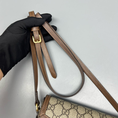 Gucci Phone Holder GG Monogram Brown Gucci Phone Holder GG Monogram Brown