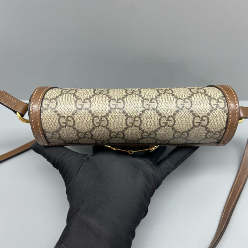 Gucci Phone Holder GG Monogram Brown Gucci Phone Holder GG Monogram Brown