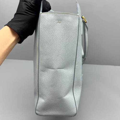 Prada Tote Bag Saffiano Calfskin Light Blue