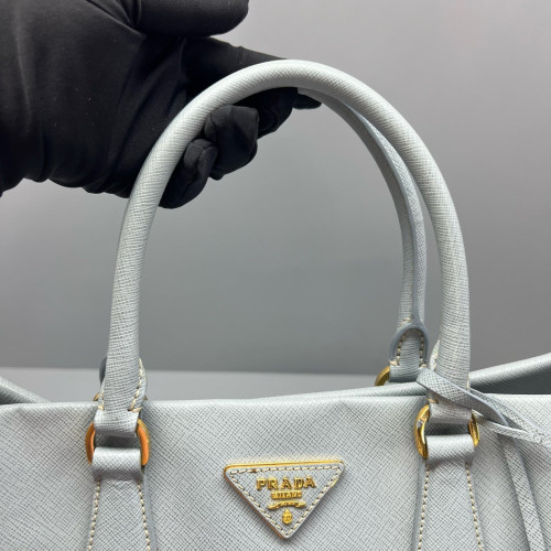 Prada Tote Bag Saffiano Calfskin Light Blue