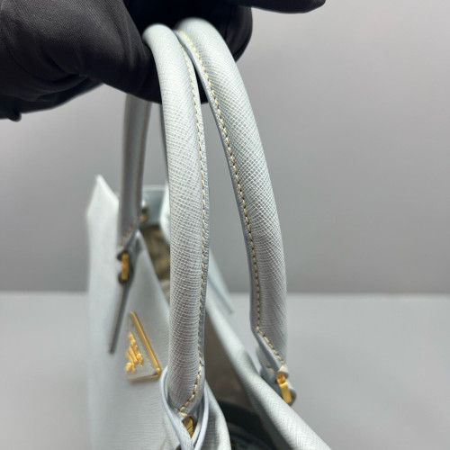 Prada Tote Bag Saffiano Calfskin Light Blue