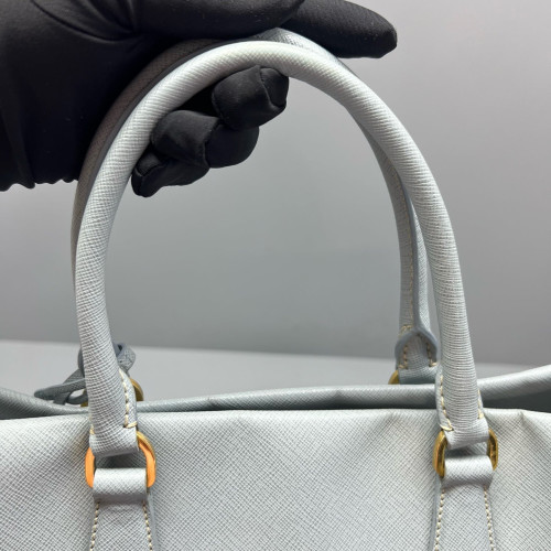 Prada Tote Bag Saffiano Calfskin Light Blue