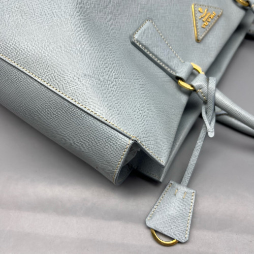 Prada Tote Bag Saffiano Calfskin Light Blue