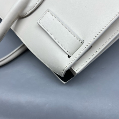 Yves Saint Laurent Small Sac De Jour Calfskin White