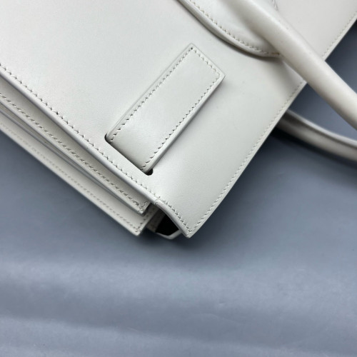 Yves Saint Laurent Small Sac De Jour Calfskin White