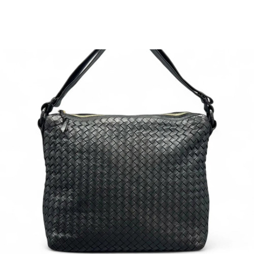 Bottega Veneta Tote Bag Calfskin Intrecciato Black