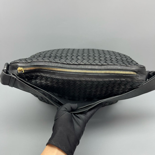 Bottega Veneta Tote Bag Calfskin Intrecciato Black