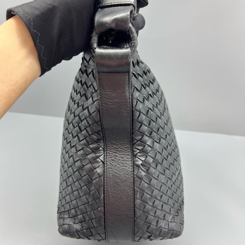 Bottega Veneta Tote Bag Calfskin Intrecciato Black