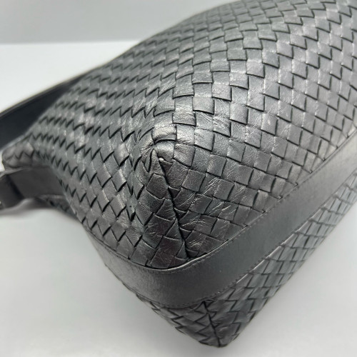 Bottega Veneta Tote Bag Calfskin Intrecciato Black