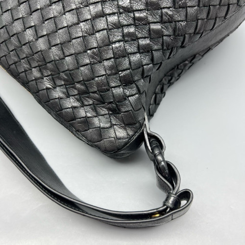 Bottega Veneta Tote Bag Calfskin Intrecciato Black