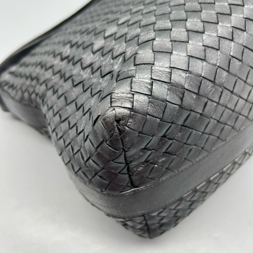 Bottega Veneta Tote Bag Calfskin Intrecciato Black