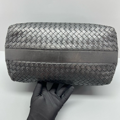 Bottega Veneta Tote Bag Calfskin Intrecciato Black