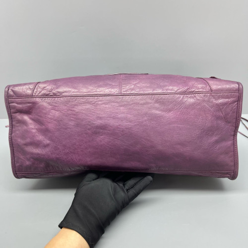 Balenciaga Medium City Arena Lambskin Purple