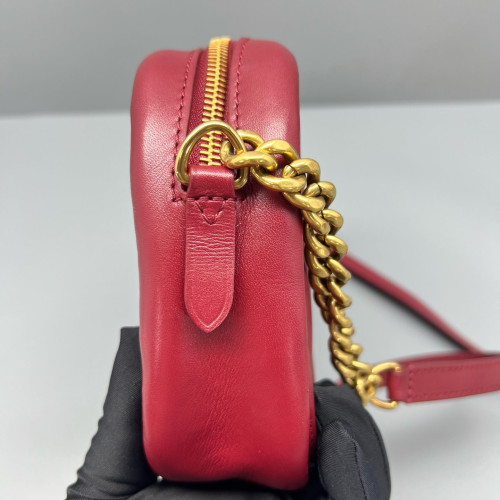 Louis Vuitton New Wave Camera Bag Calfskin Red
