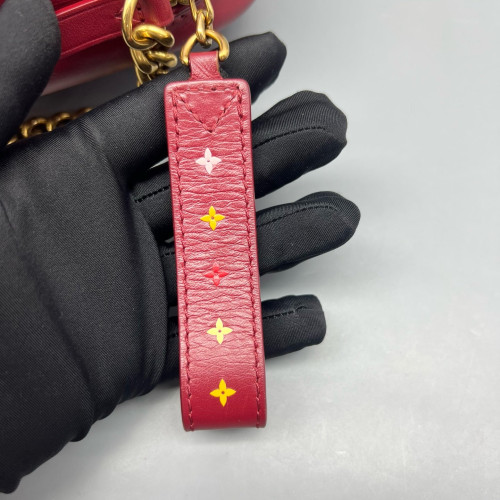 Louis Vuitton New Wave Camera Bag Calfskin Red