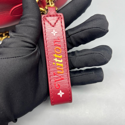 Louis Vuitton New Wave Camera Bag Calfskin Red
